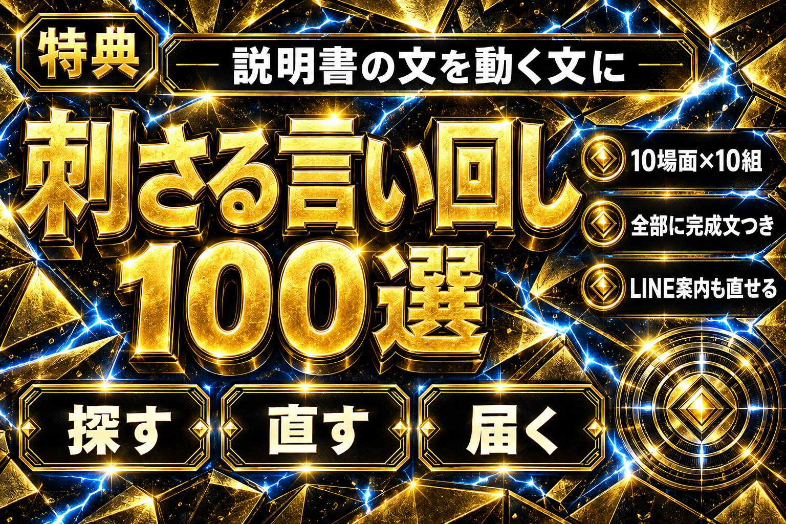 【完全網羅】ブログ読者に刺さる言い回し100選の表紙