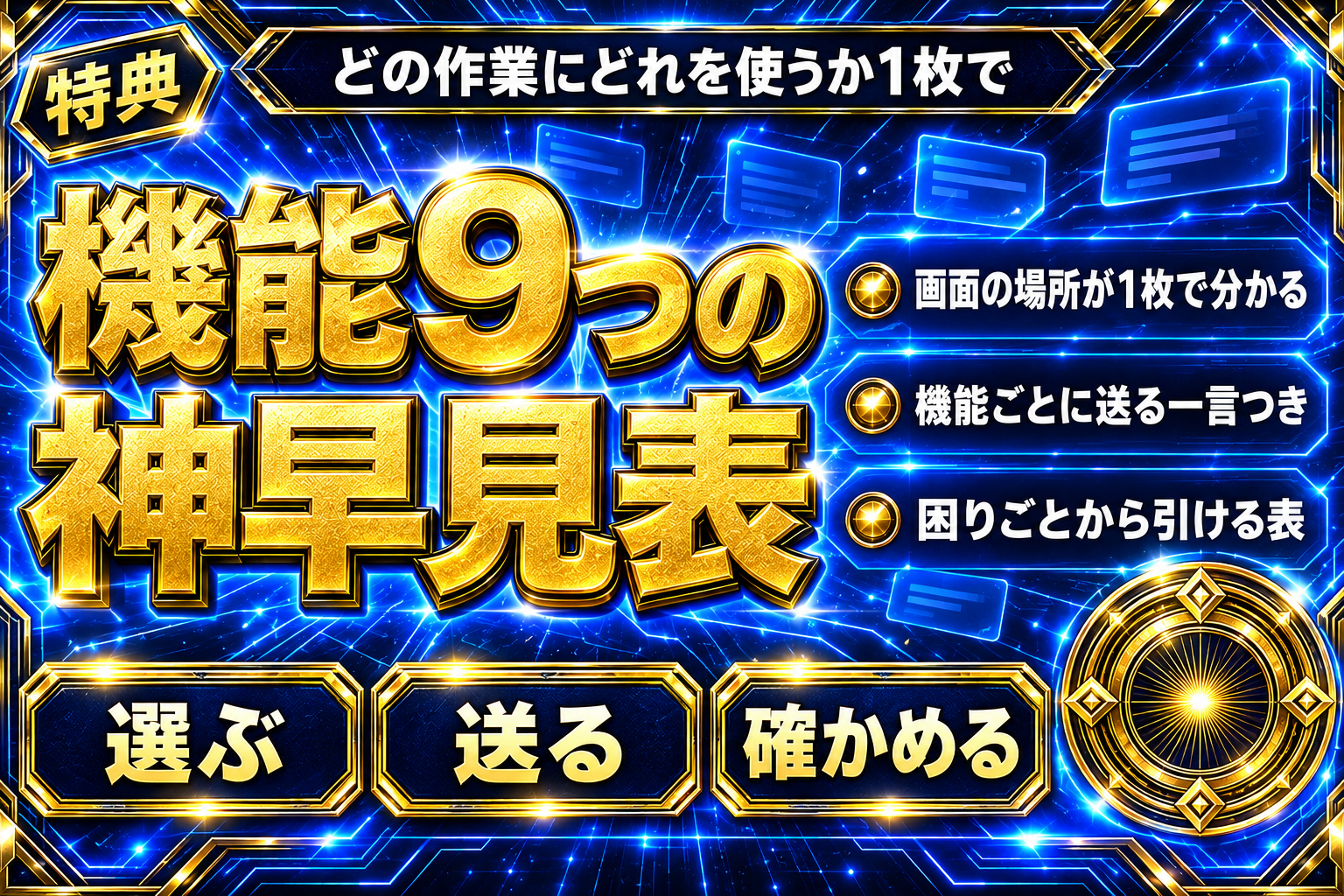 【迷わない】Claude Code機能9つの神早見表の表紙